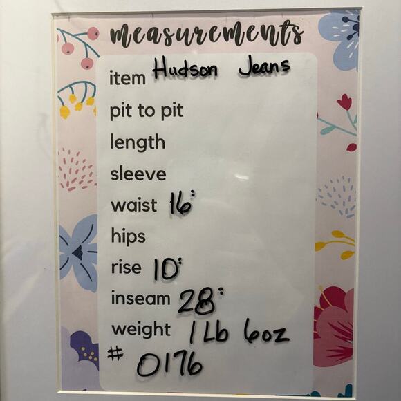 Hudson Jeans Lana Boyfriend Baby Tonight DYDBBT1212 Dark Wash Jeans Woman's 27 - Picture 13 of 14